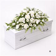 Children&#39;s Casket Spray In White - 27 Inches