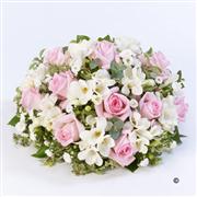 Scented Posy In Pink and White - 8 Inches