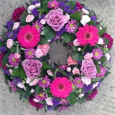 Vibrant Wreath 14 Inches