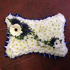 Pillow In Blue &amp; White - 17 Inches